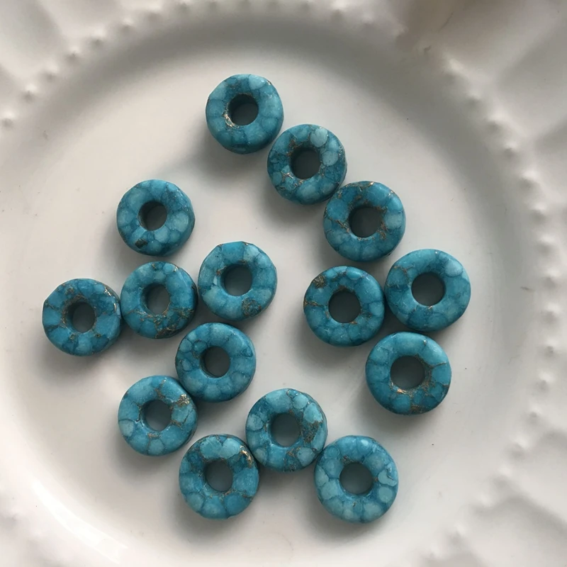 30 шт. бусины из натурального камня 14 Х5 мм|loose beads|jewelry beadsbig hole |