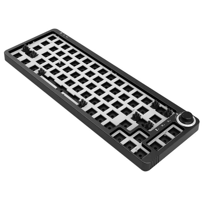 

Customized Mechanical Keyboard Kit 68 Key RGB Hot Swap DIY Shaft Seat USB Wired Bluetooth-compatible 2.4G Three Modes