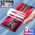 Гидрогелевая пленка для Xiaomi Redmi Note 10 9 Pro Max 11 9S 9T 8 7, Защитная пленка для экрана телефона Poco X3 NFC F3 GT M3 F2 M4 F1, без стекла, 3 шт.