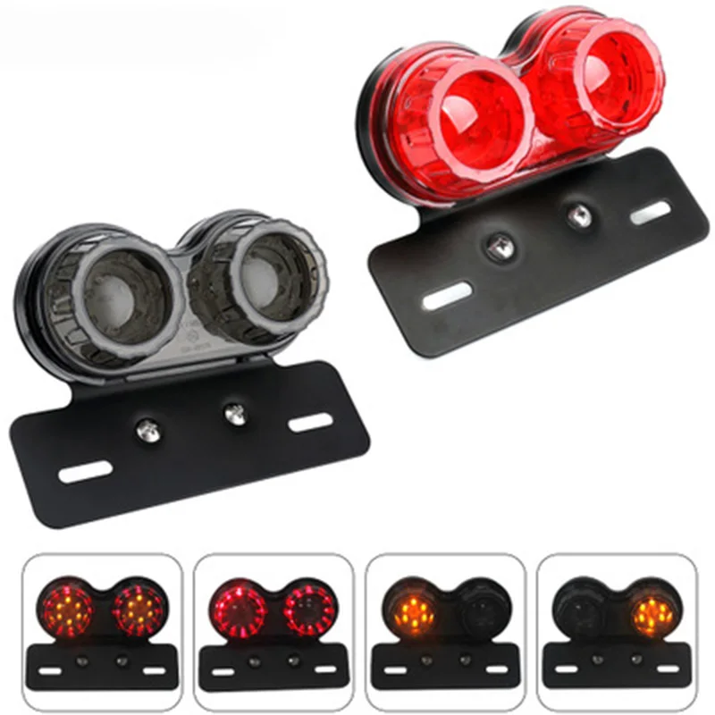

Motorcycle LED tail light, rear fender brake tail light for Honda Dio Zx Ruckus Super Cub 110 Today Vano Zoomer Moto