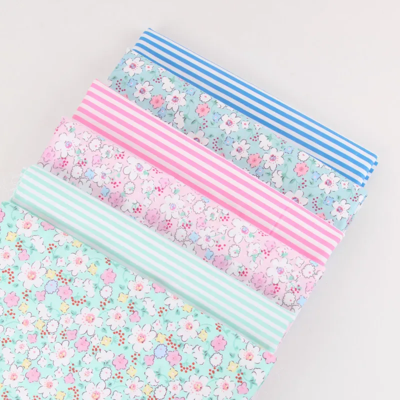 6 шт. 50*40 см 25*20 хенд мейд DIY ткань детская хлопковая саржа печать шитье Лоскутное