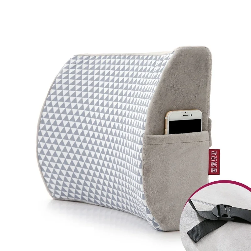 Эргономичный дизайн офисного Кресла Подушка для спины кристальная бархатная