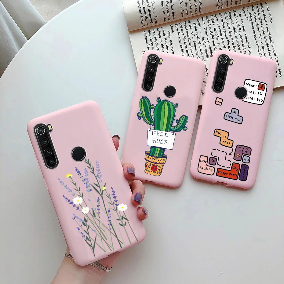 Чехол для телефона Xiaomi Redmi Note 8T силиконовый чехол с милым мультяшным рисунком