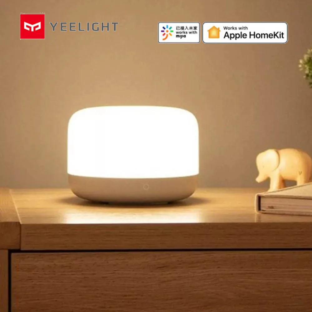 

Yeelight 5W LED Bedside Lamp Colorful Intelligent Dimmable Night Light WIFI APP voice Control for Apple Home Kit YLCT01YL