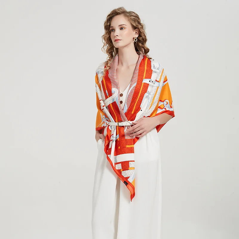 

sunscreen Silk Wraps Scarf Summer Shawls ScarvesLadyBandana Hijabs beach Bufand de seda Foulard ensoieprotecto solar playa rusia