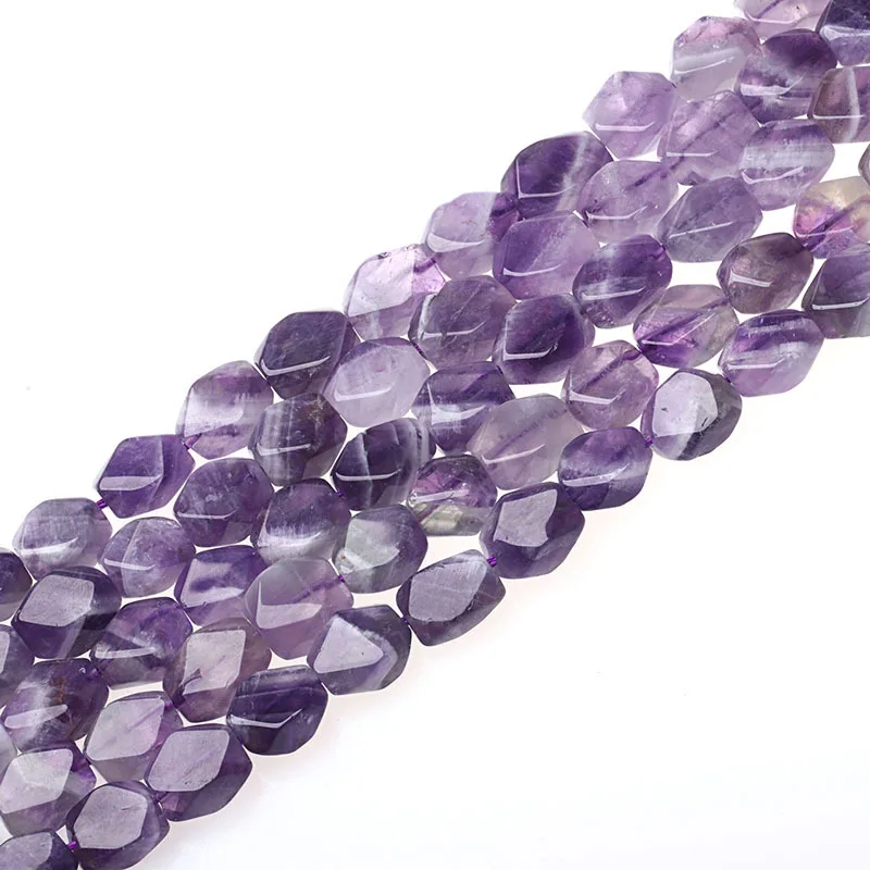 

Amethyst Crystal Irregular Natural Stone Purple Healing Reiki Stones Accessories Beads DIY Bracelet Necklace