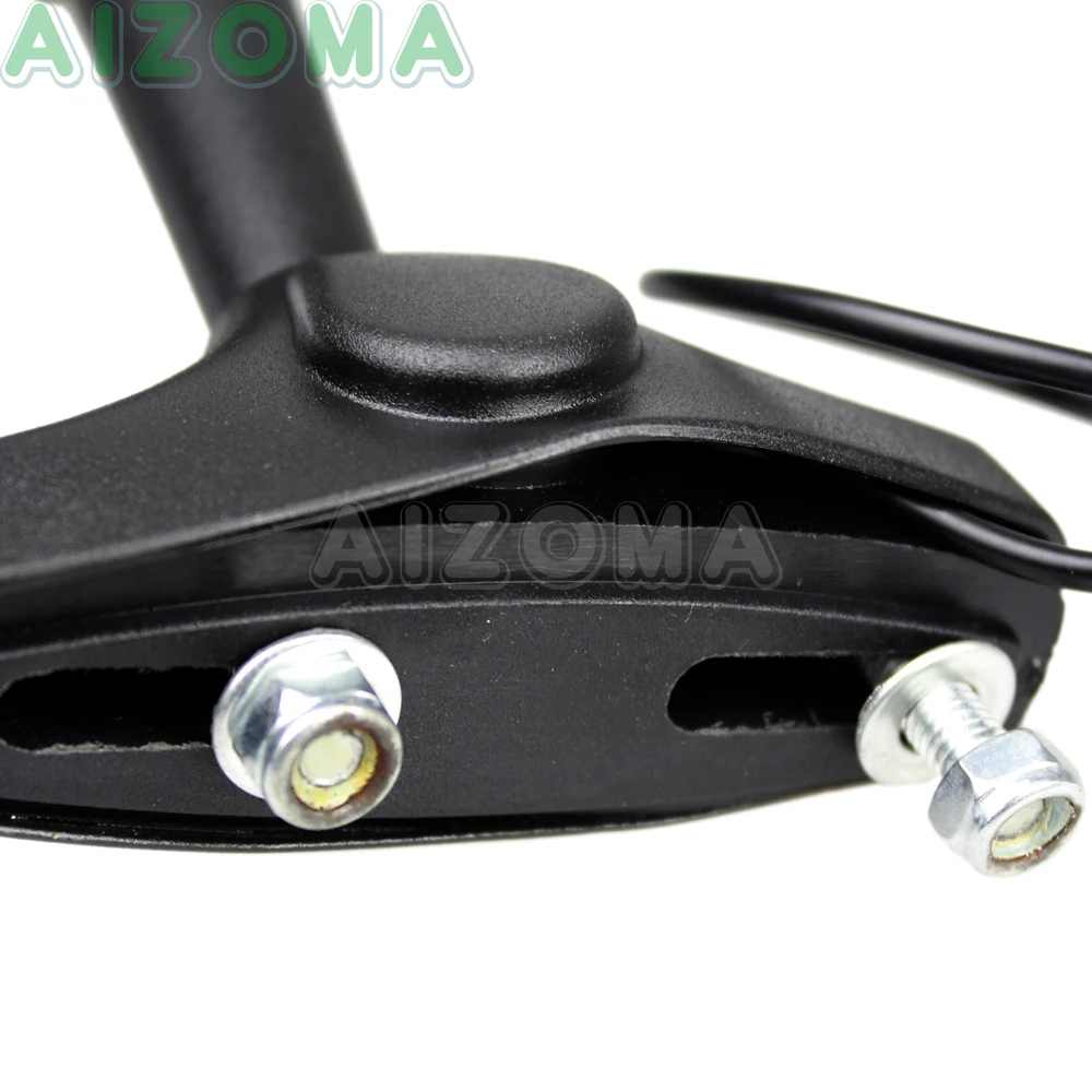 

Motorcycle Side Rear View Mirror LED Turn Signals Integrated Mirrors Light w/ Blue Lamp for Yamaha Kawasaki Ninja ZX-10R ZX6R 7R