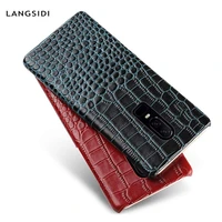 crocodile garin genuine leather phone case for oneplus 6t 5 5t 6 7t shockproof luxury back cover for one plus 7 7 pro 7t pro