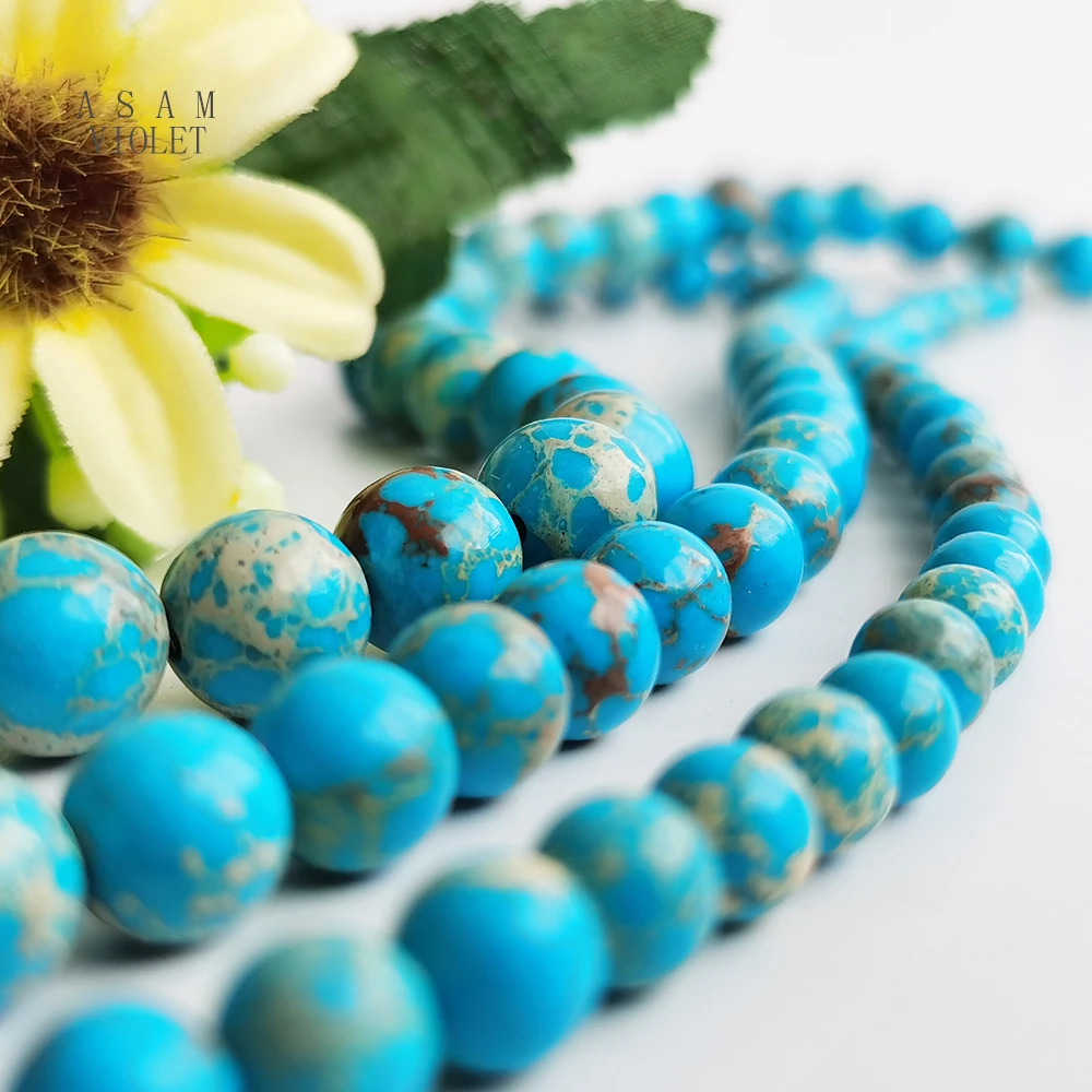 

New Arrivals Hot Imperial Emperor Natural Stone Charms Loose Beads Strand for Man Wonem Jewelry Making DIY Bracelets Wholesale