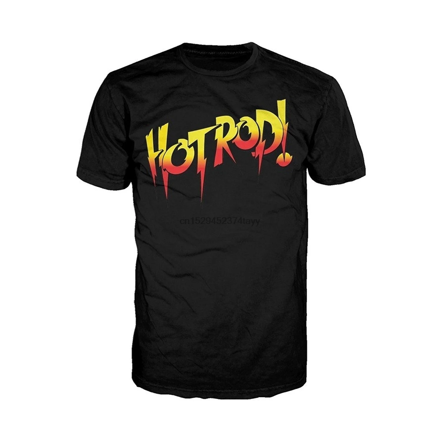 Летняя мужская футболка Rowdy Roddy Piper Hot Rod (черная) xs-4xl | Мужская одежда