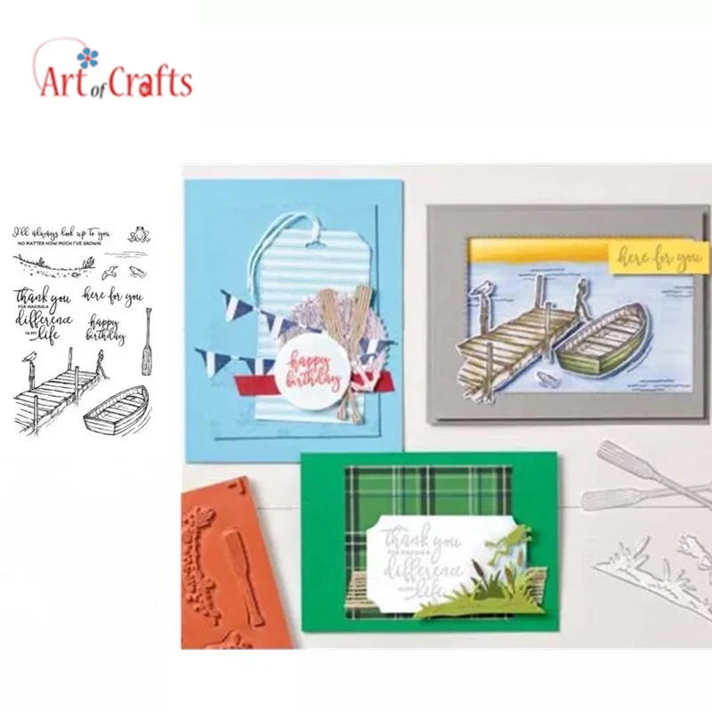 По док станции прозрачный Штамп для DIY скрапбукинга карты изготовления детей