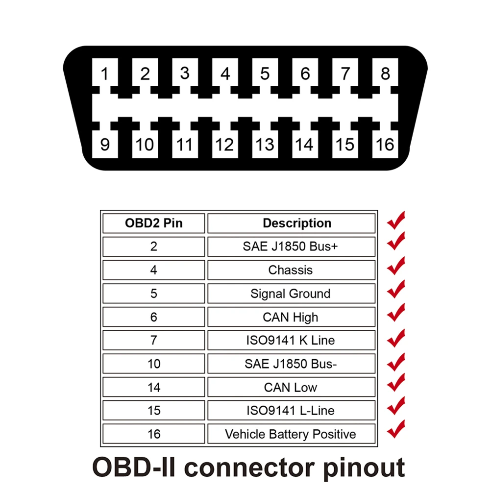 AUTOOL 14 см OBD2 удлинитель автомобильный для запуска IDIAG/Easydiag/Pro/Pro3/V/GOLO/Mdiag удлиненный