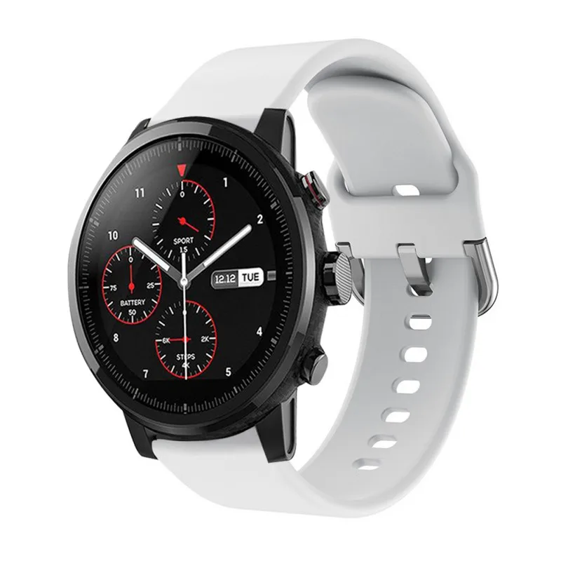 Цветной 22 мм ремешок для Huami Amazfit Bip Молодежная версия замена умных часов