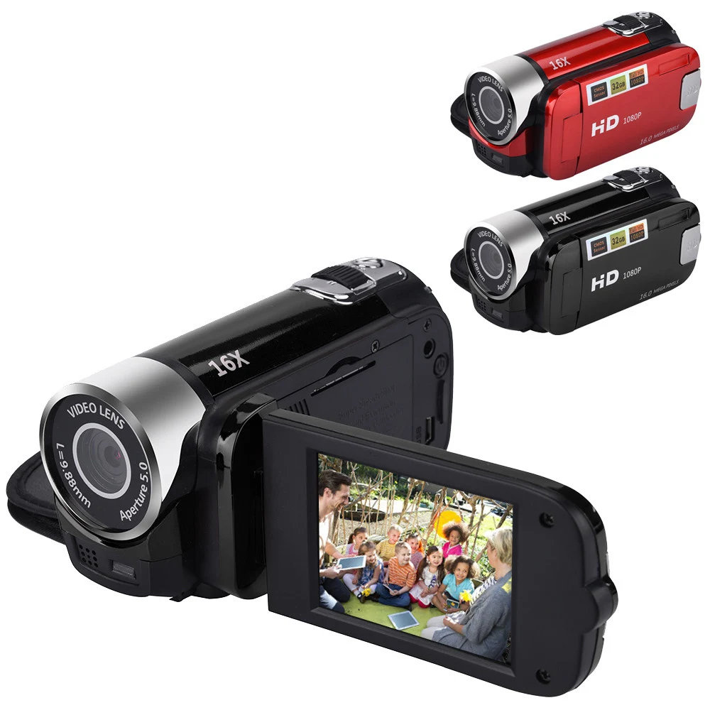 2 4 дюймов TFT Sn 16X цифровой зум DV видеокамера HD 1080P Ручной Камера Cmos Сенсор объемом