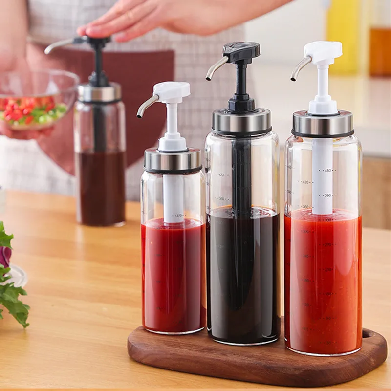 Кухонные гаджеты MOM'S для рук кухонный стеклянный соус выжимная бутылка Kicthen