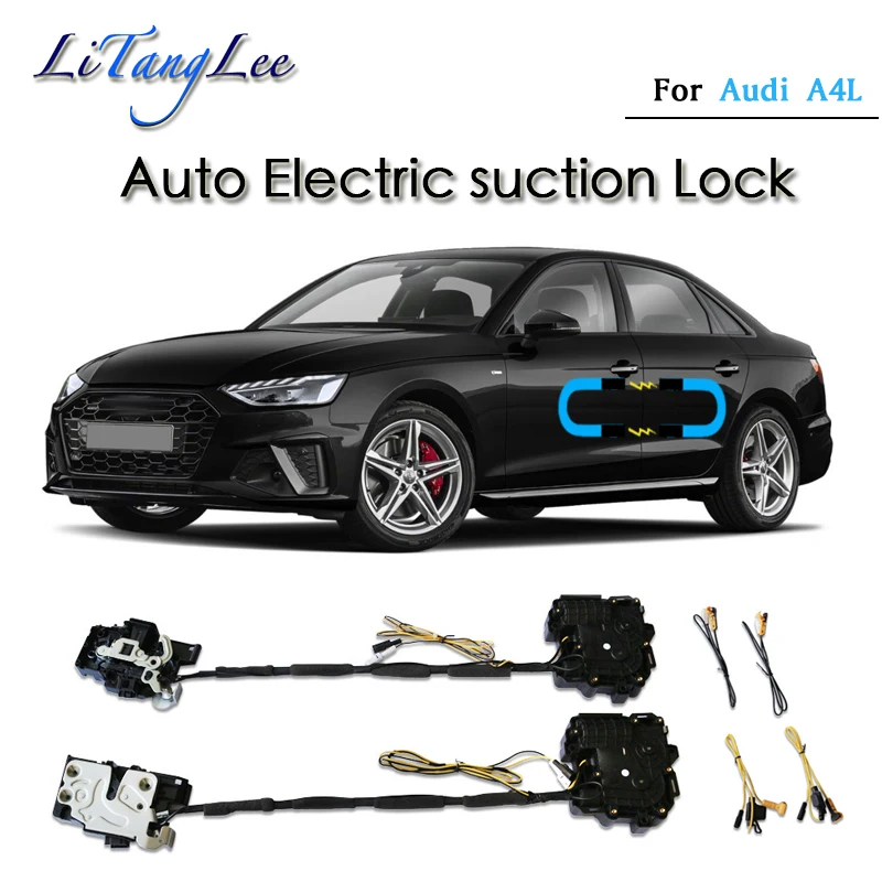 

For Audi A4L 2015~2020 Car Soft Close Door Latch Pass Lock Actuator Electric Absorption Suction Silence Closer