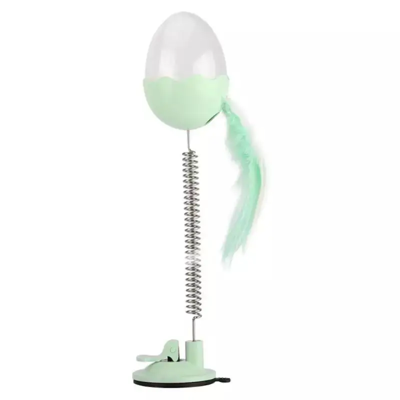 Забавные интерактивные игрушки для кошек с светодиодный светильник перьями