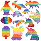 Пузырьки-антистресс для взрослых и детей, игрушки-антистресс для сжимания при аутизме, 2021