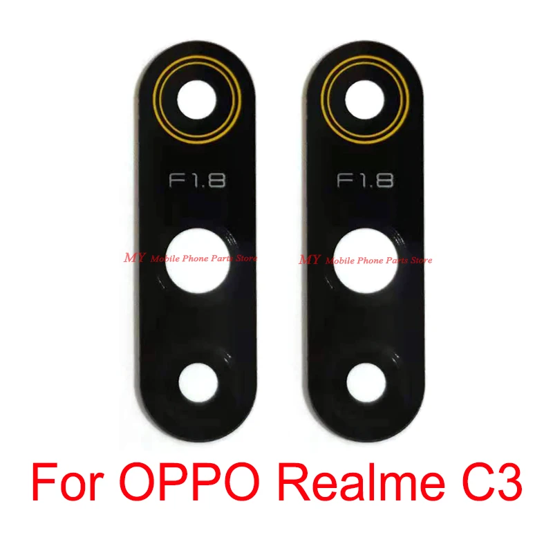 Задняя крышка объектива камеры OPPO Realme C3 1 50 шт.|Объективы для мобильных телефонов|