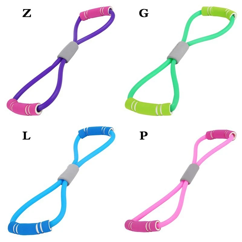 

Yoga 8 Word Resistance Bands Gym Fitness Chest Expander Rubber Tubing Pull Rope Workout Muscle Elastic Bands For Sports Exercise