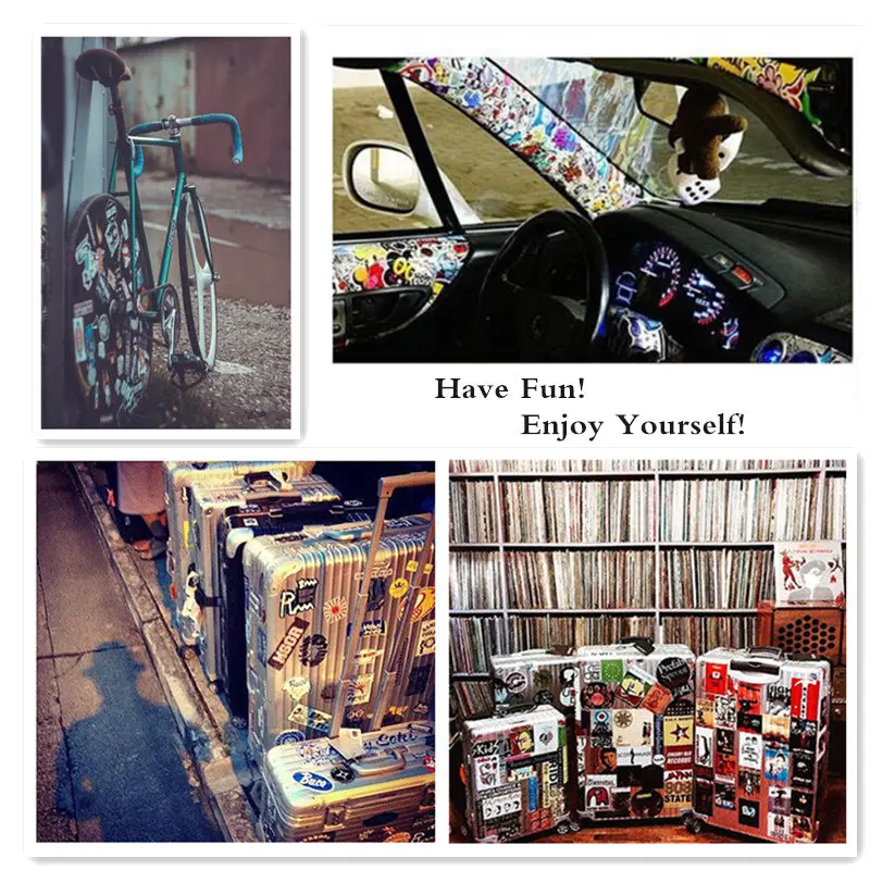 30 шт. Стайлинг ПВХ водонепроницаемый ретро сексуальный локомотив Стикеры для