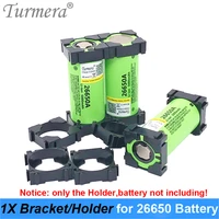 turmera 26650 1x lithium battery triple holder bracket for diy battery pack high quality for 26650 battery pack use 10pieceslot