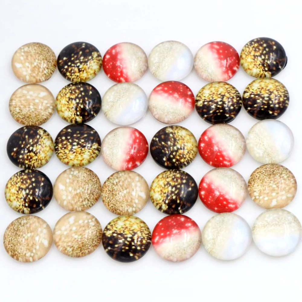 12 мм 16 фото стекло Кабошоны Смешанные цвета кабошоны для браслета серьги