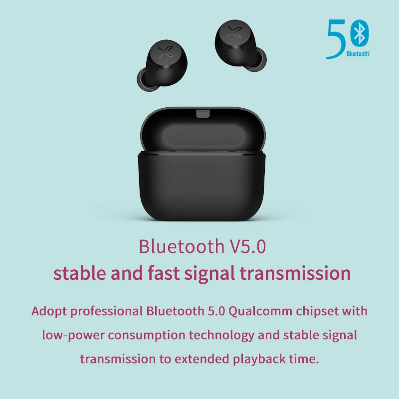 EDIFIER X3 Беспроводной Bluetooth наушники вкладыши TWS V5.0 Поддержка aptX голосовой помощник