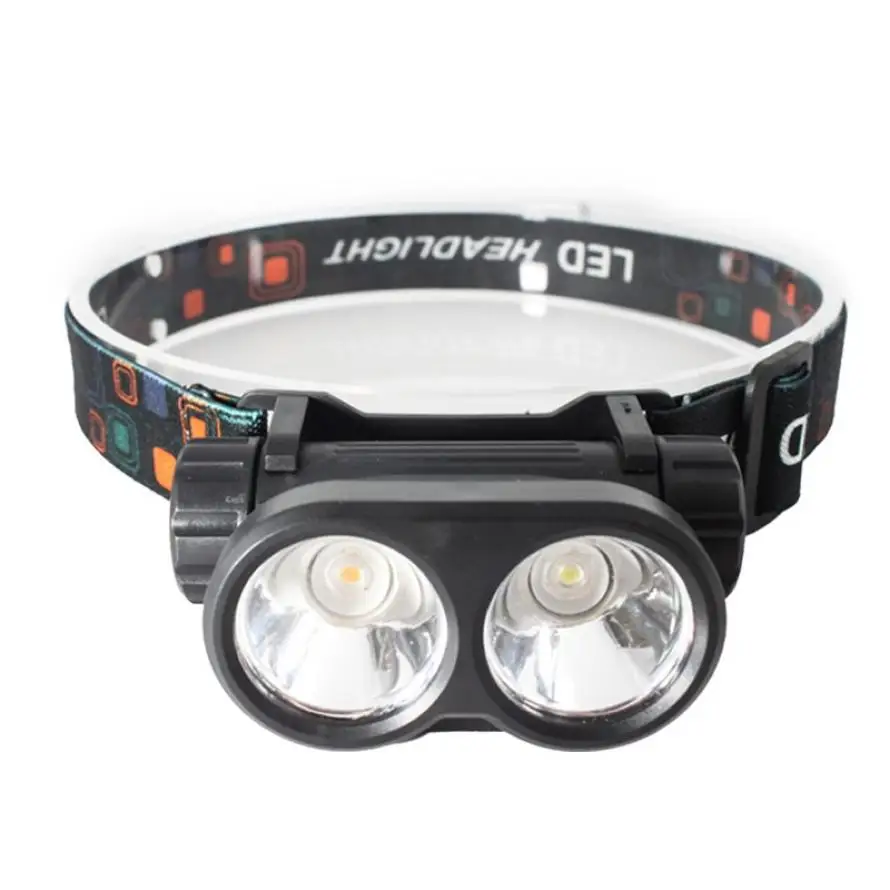 Двойсветильник светодиодный налобный фонарь перезаряжаемый супер яркий