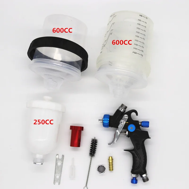 602 Spray Gun 1.0m Nozzle Auto Car Paint Spot Repair Sprayer HVLP With Mixing Cup And Adapter | Инструменты