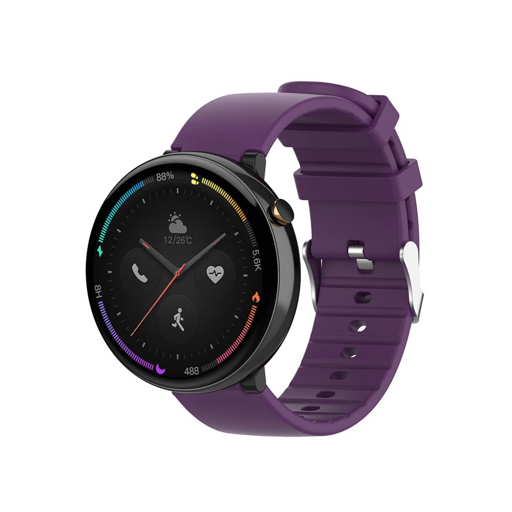Ремешок силиконовый для Huami Amazfit 2 A1807 сменный Браслет наручных часов с шириной