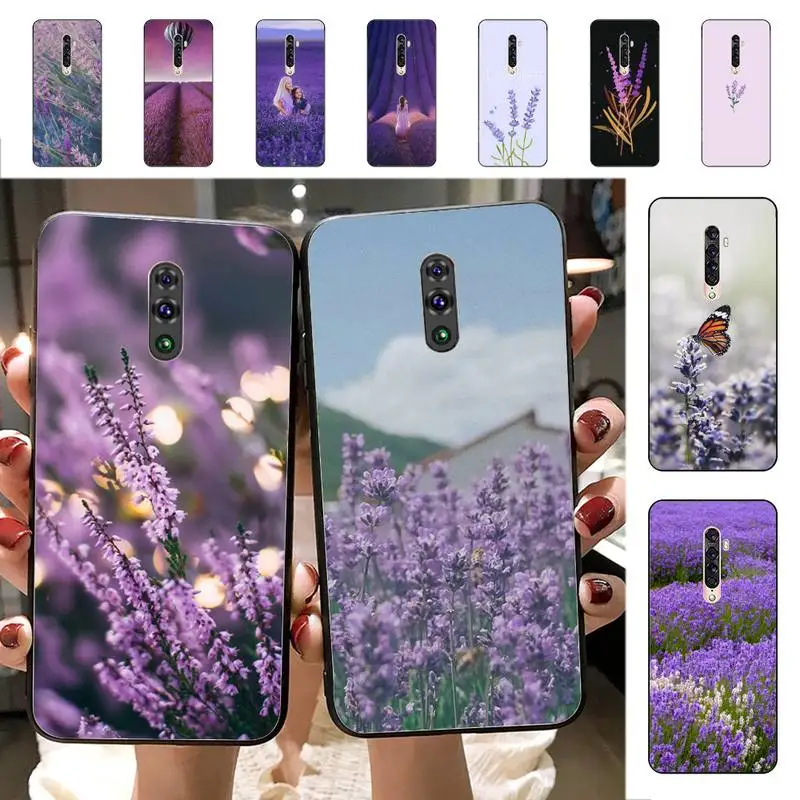 

Lavender Phone Case for Vivo Y91C Y11 17 19 17 67 81 Oppo A9 2020 Realme c3