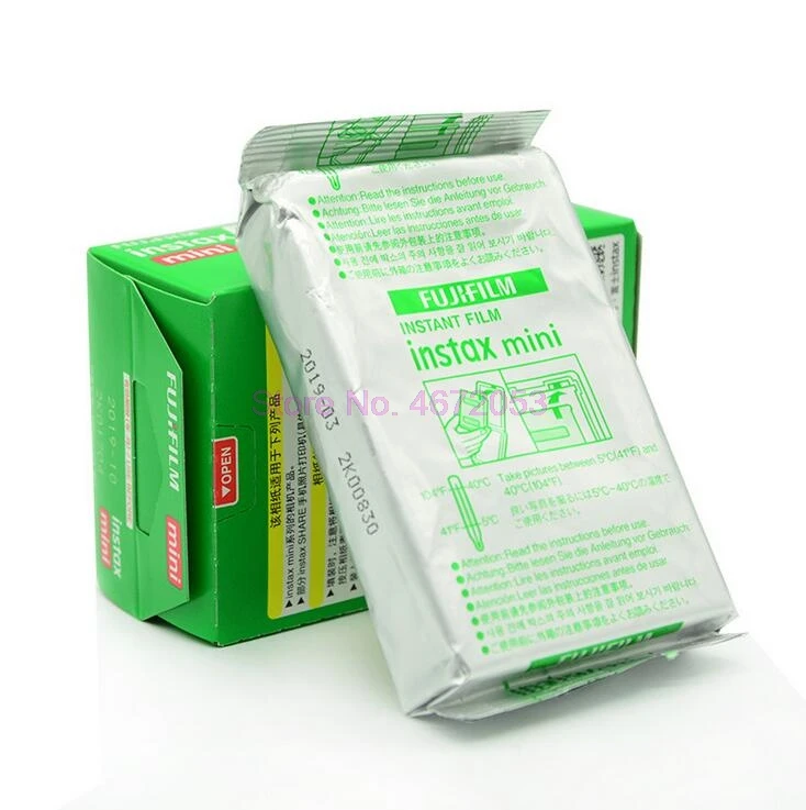 50 компл./лот Instax Mini Film White 10 20 40 60 80 100 листов для FUJI Instant Photo Camera 9 8 7s 70 90 | Электроника