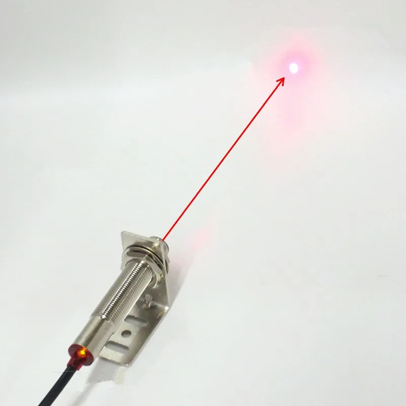 M12 laser on the photoelectric switch can see red super long distance sensor NPN normally open | Обустройство дома