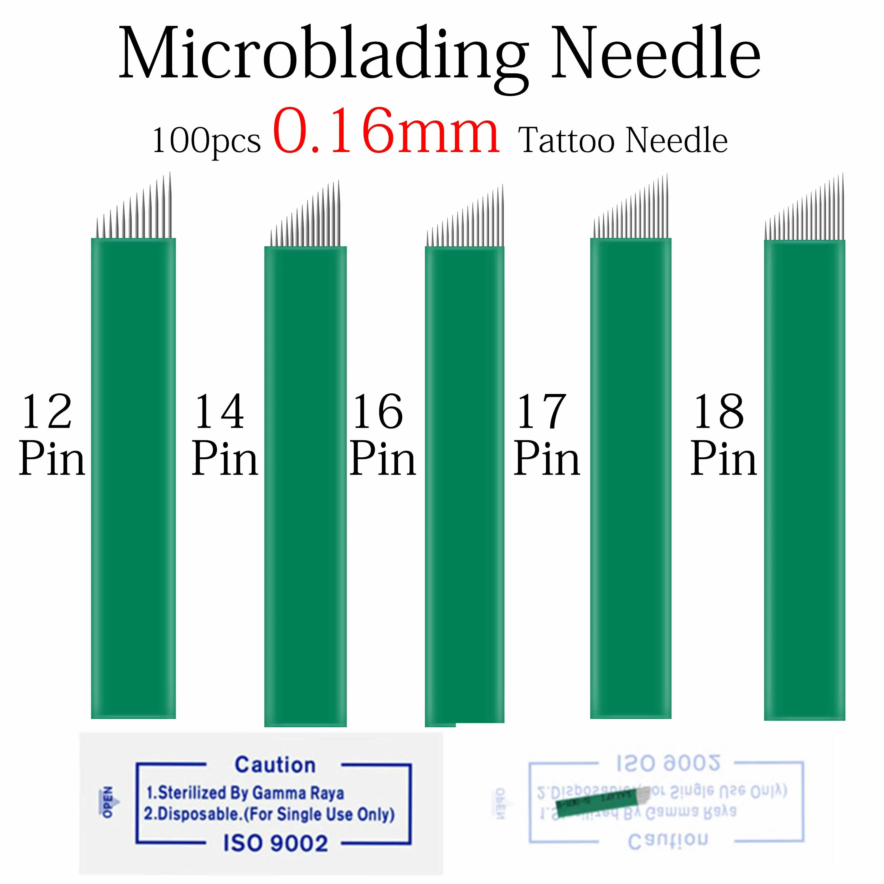 

Microblading needles 0.16mm Nano blades Permanent Makeup Eyebrow Tattoo Needle Blade Extremely Thin For Microblade 3D Embroidery