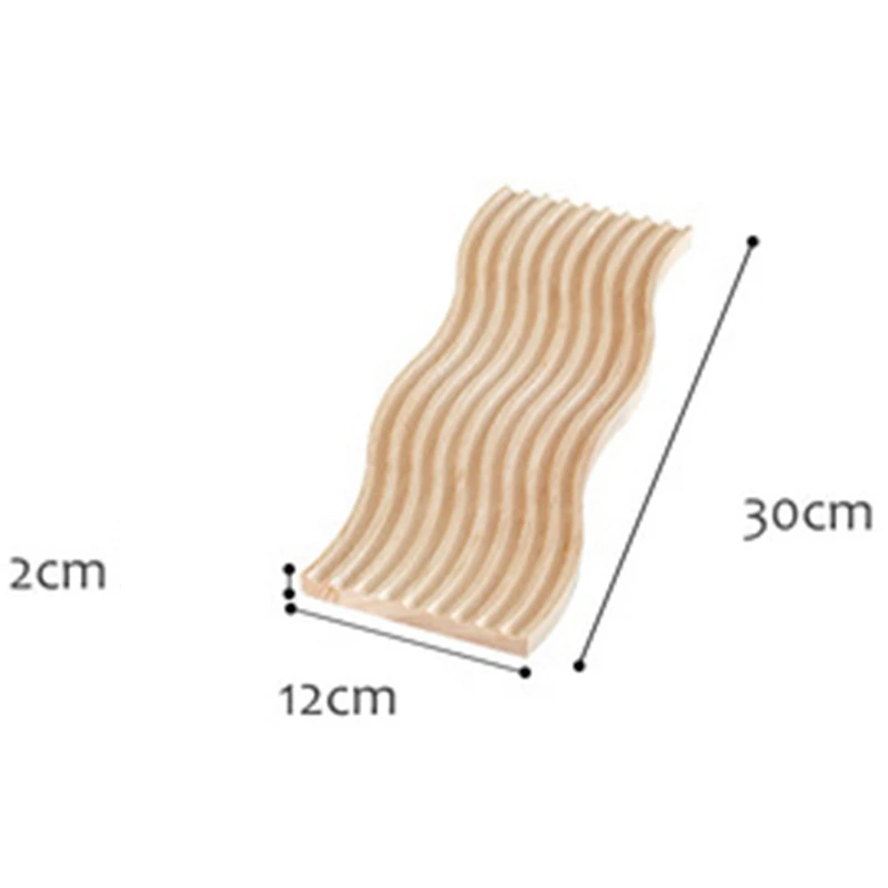 

Wood Water Ripple Board Chopping Block Trays Color Coffee Afternoon Supplier Dessert Plate Table Decoration