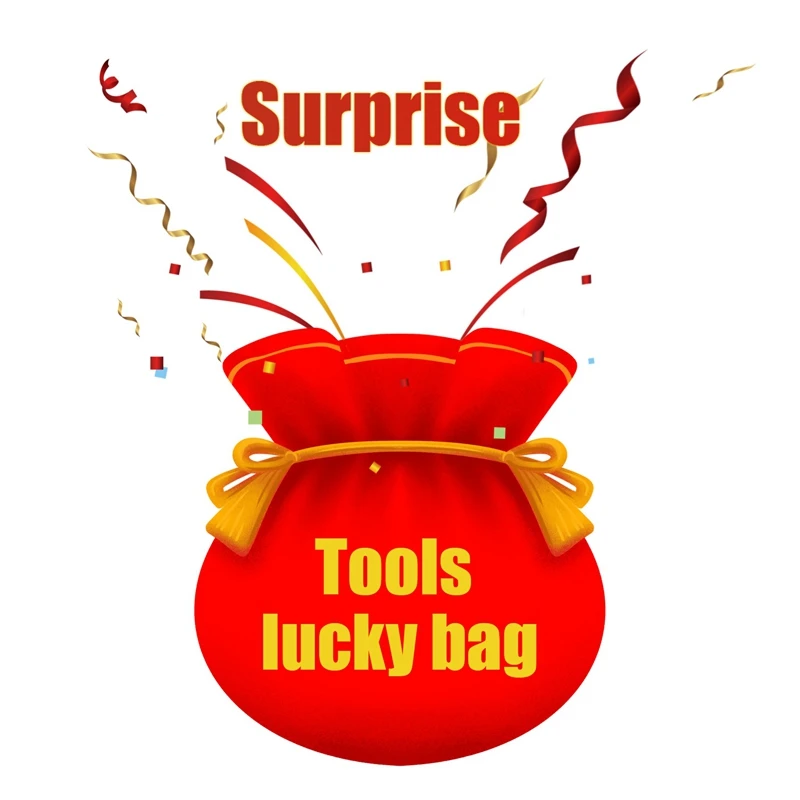 

Lucky Mystery Box Hardware Tool (Such As Electric Screwdriver Bit, Wrench Set, Screwdriver Drillbits, More) Random Sent