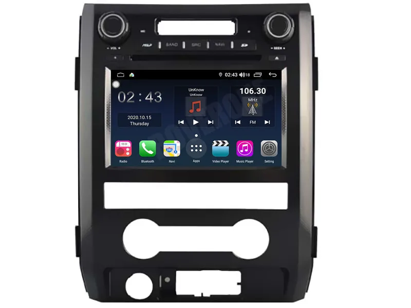 RoverOne Android 9 0 Восьмиядерный автомобильный Радио DVD GPS для Ford F 150 F150 SVT Raptor 2009