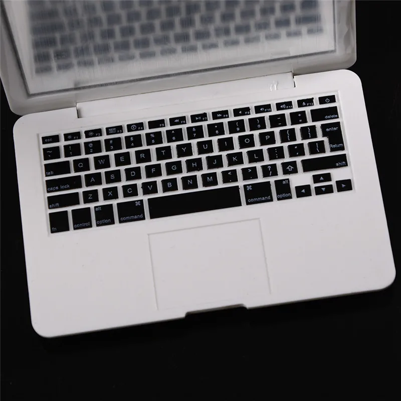 Портативное маленькое высококачественное мини-зеркало для макияжа Mac для ноутбука Apple Macbook в форме Air Apple, портативное творческое зеркало