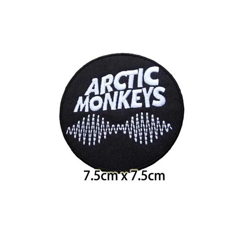 Бейдж Arctic monkey с вышивкой бейдж в стиле рок-н-ролл музыкальный значок панк куртка