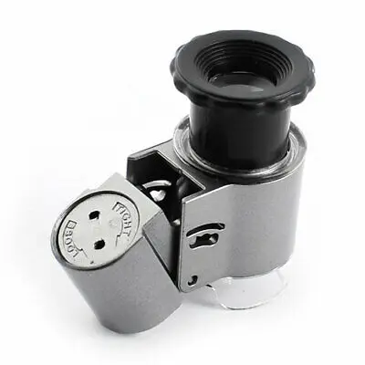 

Magnification 3 LEDs Currency Detecting Magnifier Loupe 4X w LED Microscope