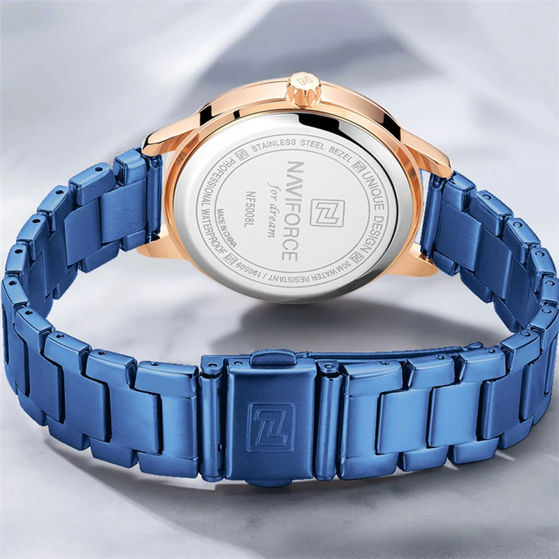 NAVIFORCE Ladies Brand Luxury Women Watches Waterproof Fashion Womenes Gift For Wife Watch Quartz Wrist Relogio Feminino | Наручные часы