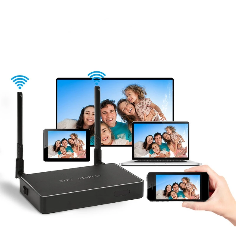 1080P HD 5G WiFi Дисплей приемник HDMI VGA TV Stick Anycast Miracast DLNA Airplay Dongle Box для Windows Phone-US Plug |