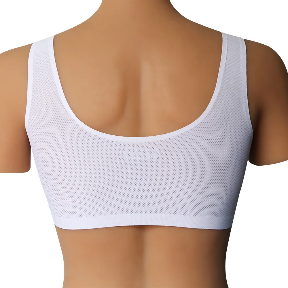 A-E Cup Silicone Breast Prosthetic Underwear Round Fake Breast CD Cross-dressing Underwear Set Fitness and Body Bra
