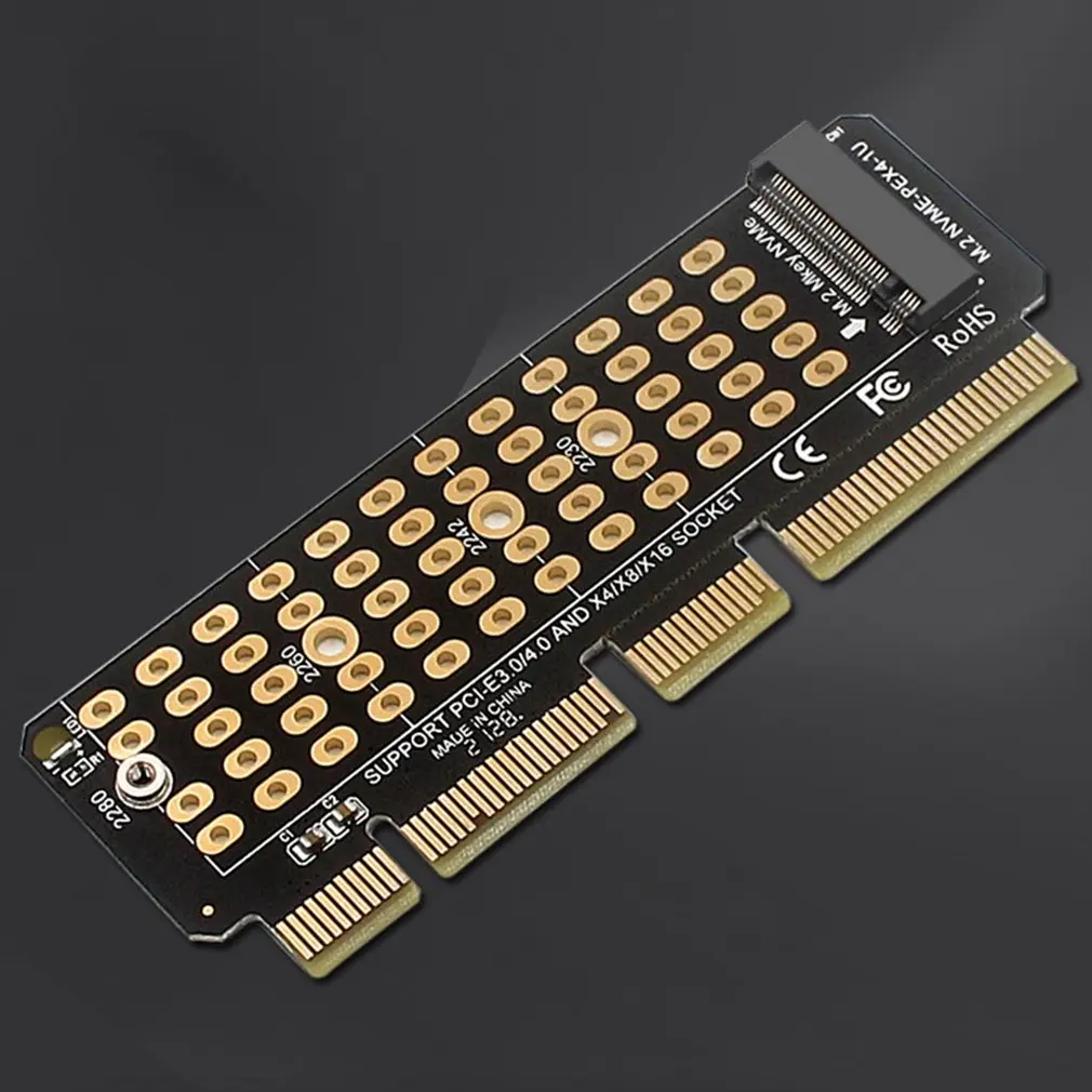 Плата расширения NVME Райзер карта M.2 до PCIE4.0 Стабильная производительность PC-EX4/X8/X16