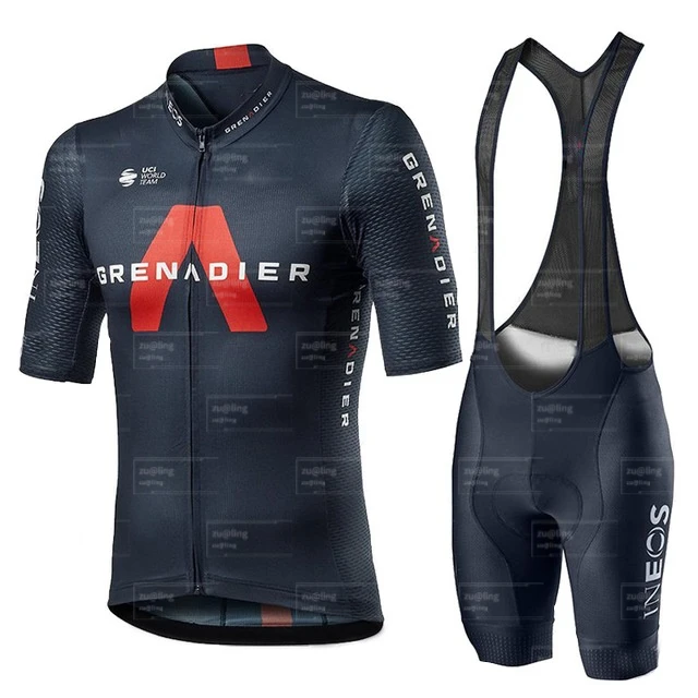 

2021 new product INEOS cycling wear Pro Team short-sleeved cycling jacket vest Gilet Mtb set summer bike Maillot Ciclismo