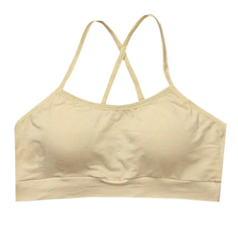 Для молодых девушек спортивный тренировочный бюстгальтер с подкладкой