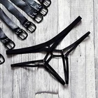 Для женщин трусики Комплект кружевного нижнего белья прозрачные Танга сексуальное нижнее белье Высокие эластичные Панталоны Полые Эротические женские бесшовные пикантные трусики-стринги