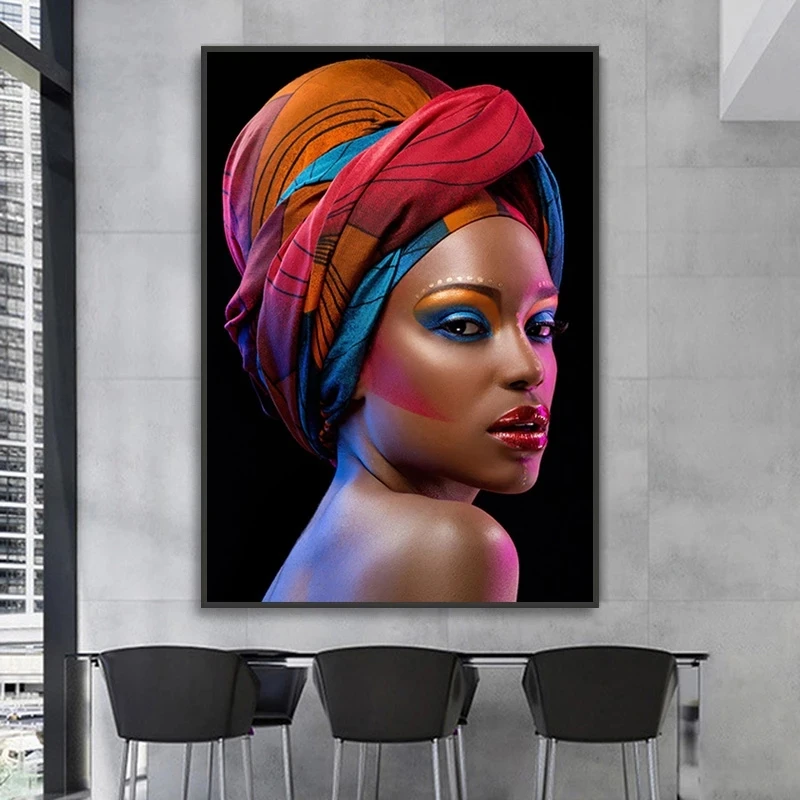 

Sexy Nude African Woman Canvas Poster Beauty Prints Painting Scandinavian Wall Art Pictures Modern Bedroom Home Decor Modular