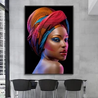 sexy nude african woman canvas poster beauty prints painting scandinavian wall art pictures modern bedroom home decor modular